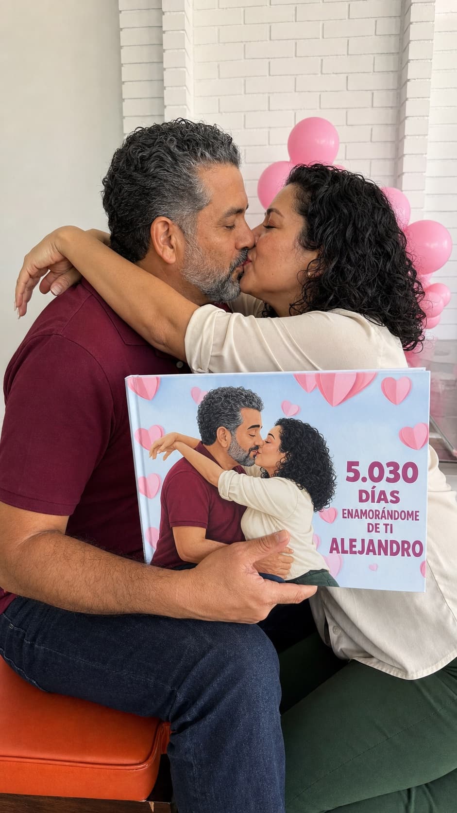 Libro personalizado que transforma 5030 días en una historia ilustrada